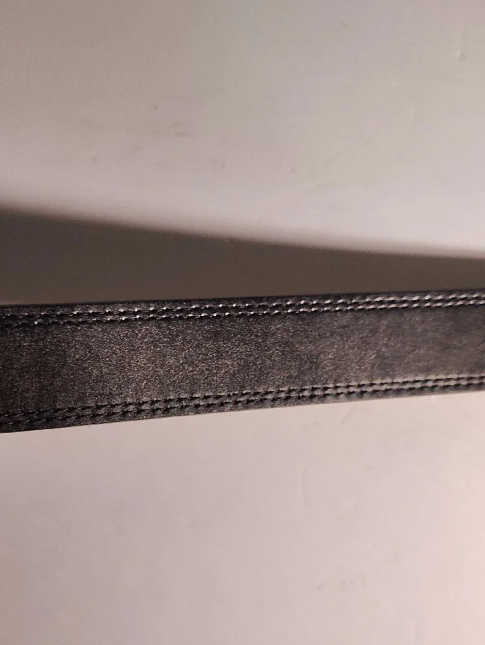 Men's Sz 34 Reversible Black Or Brown Genuine Leather Belt Gunmetal Buckle WM